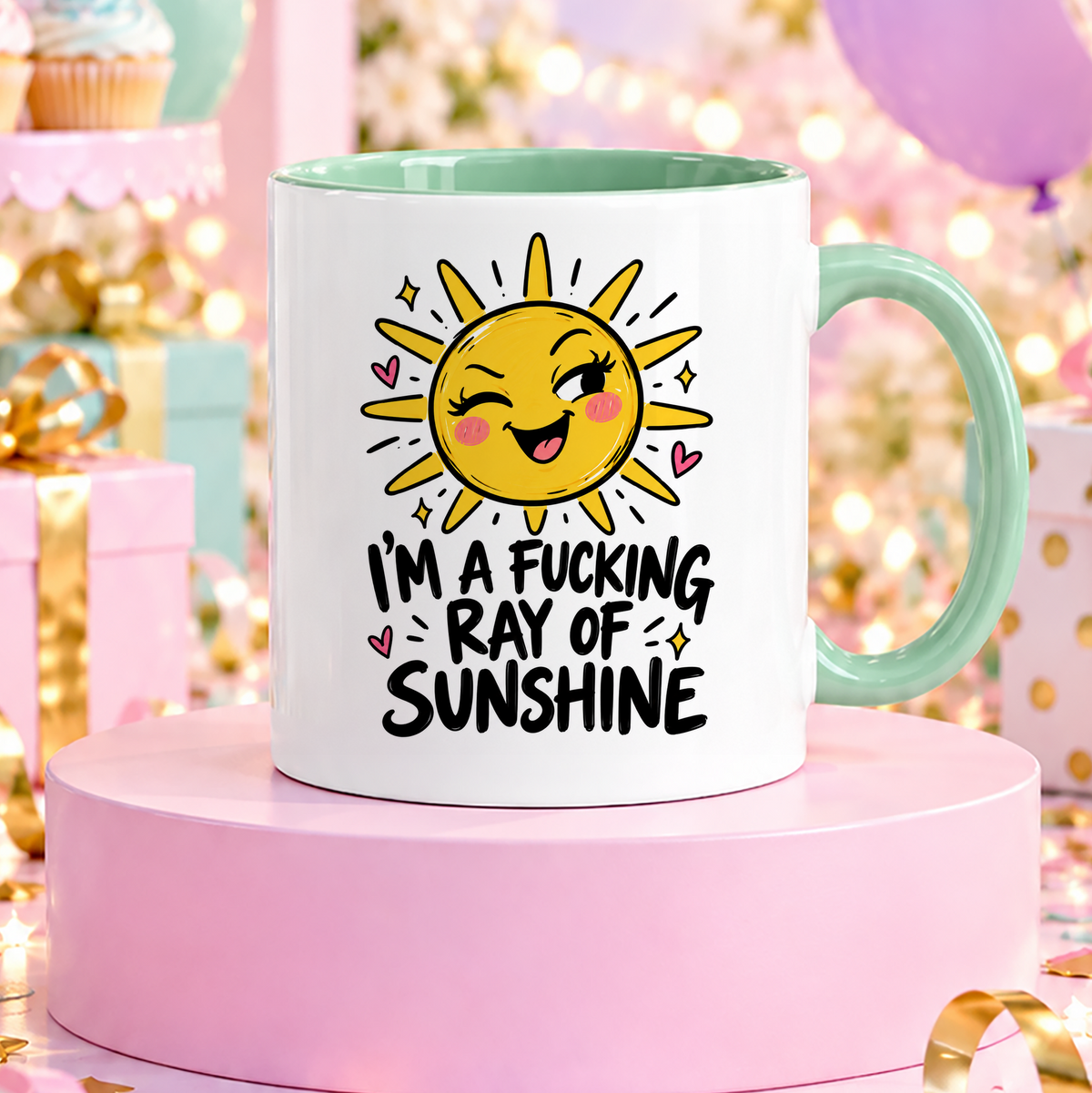 I'm a fucking ray of sunshine | Rolig mugg