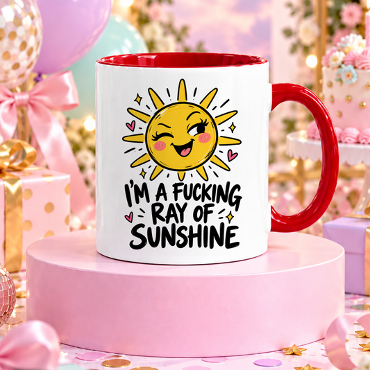 I'm a fucking ray of sunshine | Rolig mugg