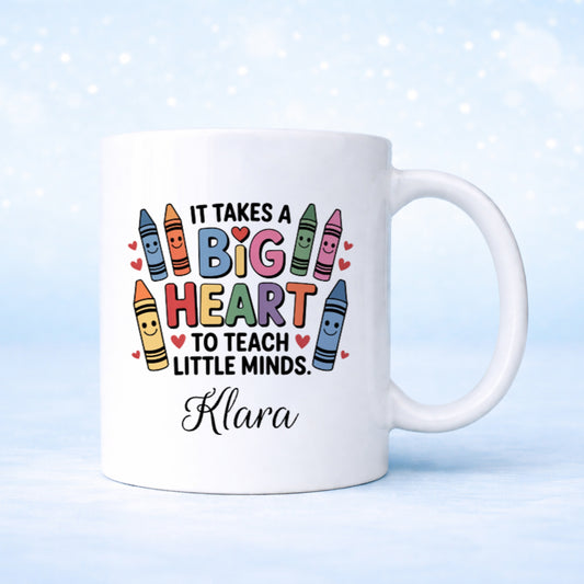 It takes a big heart | Kritor | Personlig mugg