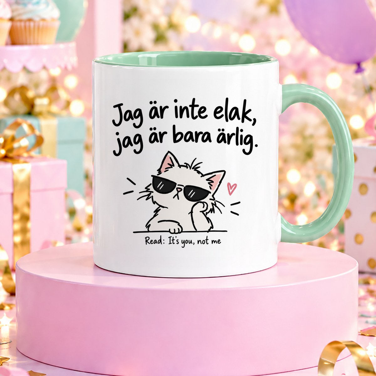 Jag är bara ärlig | Rolig mugg