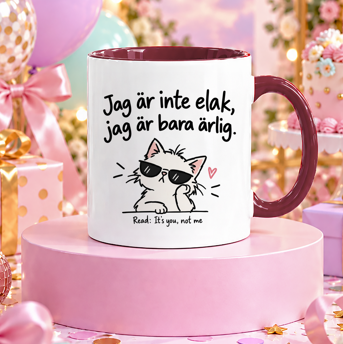 Jag är bara ärlig | Rolig mugg