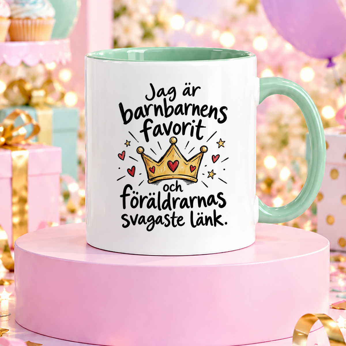Jag är barnbarnens favorit | Rolig mugg
