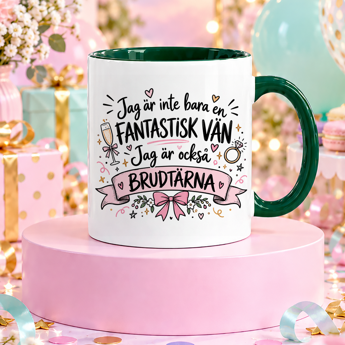 Jag är brudtärna | Rolig mugg