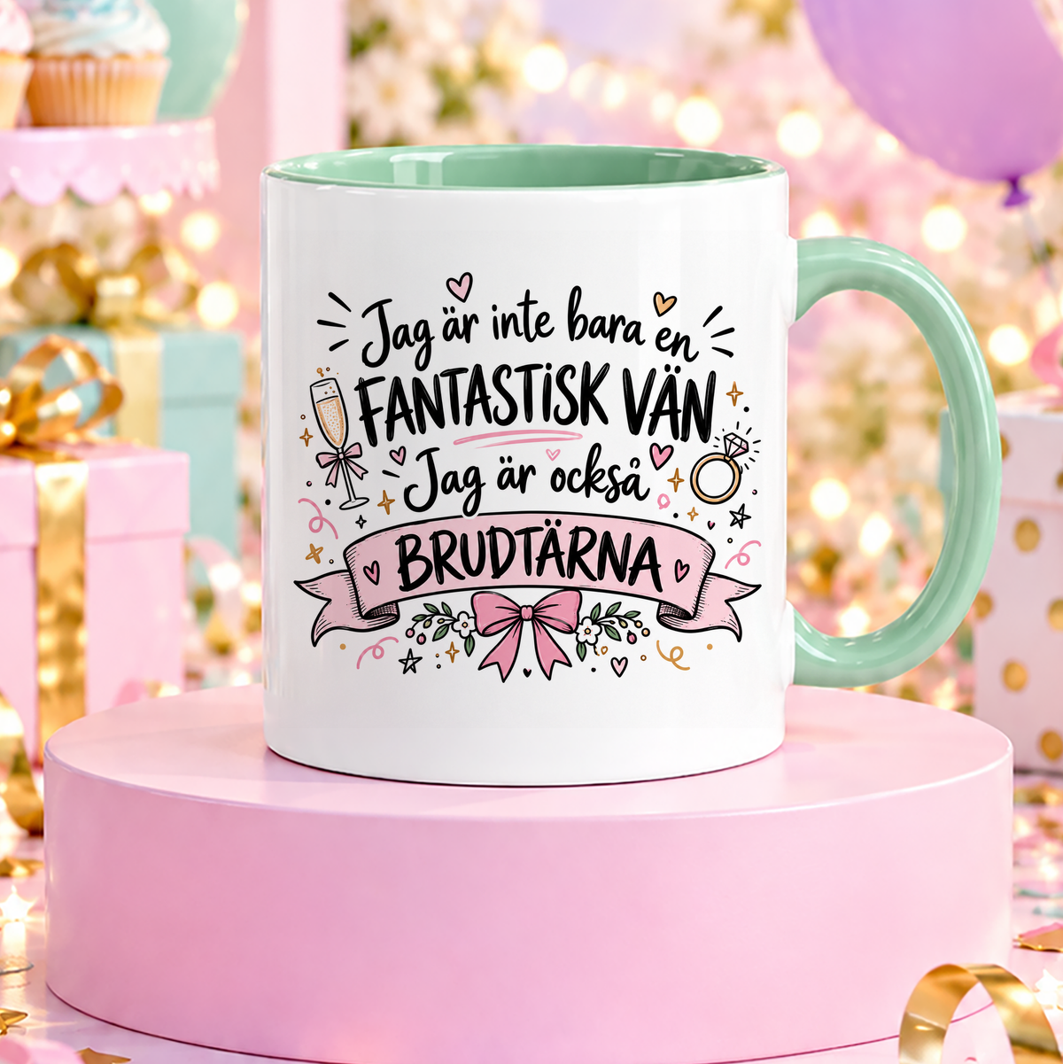 Jag är brudtärna | Rolig mugg