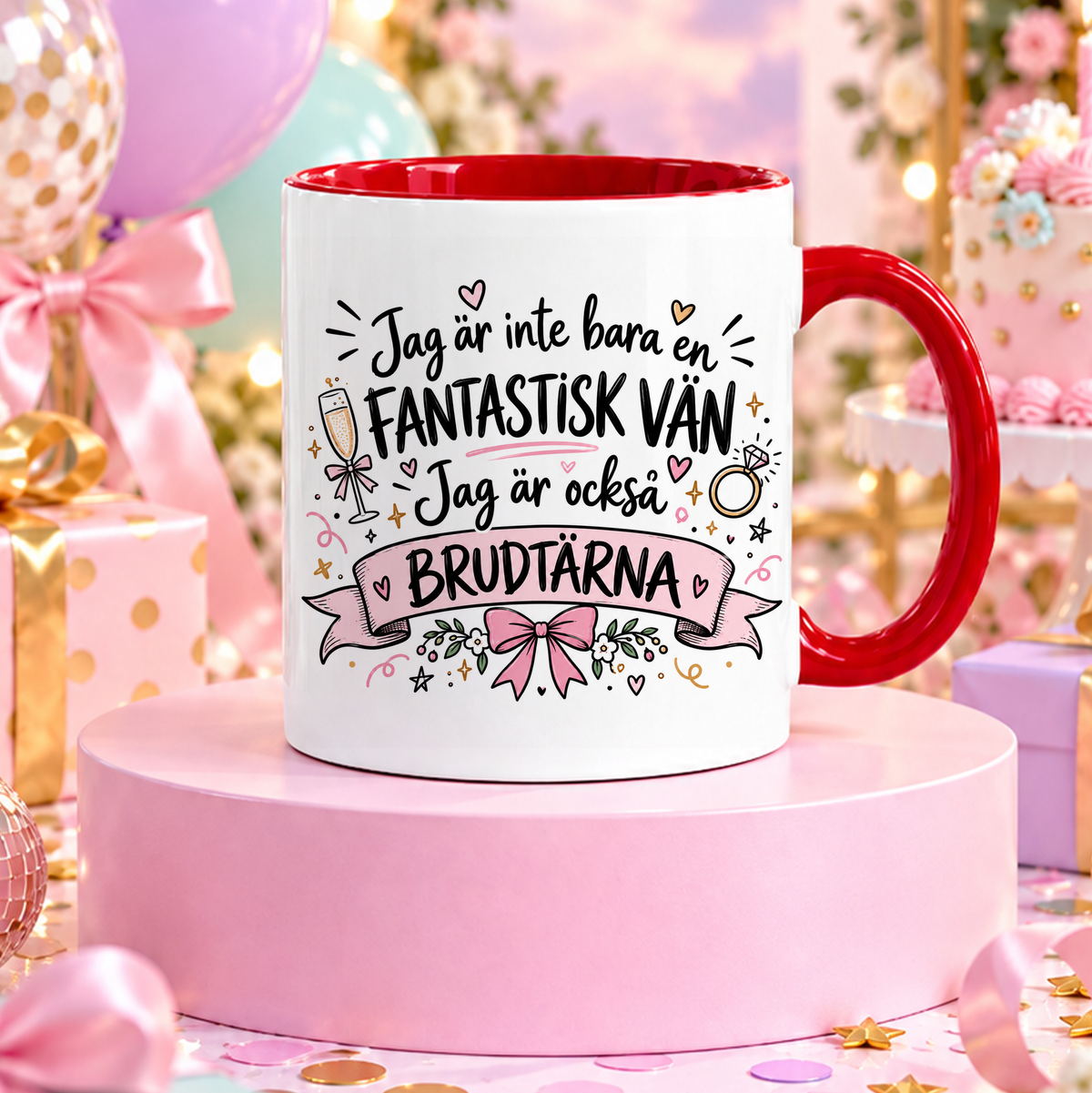 Jag är brudtärna | Rolig mugg