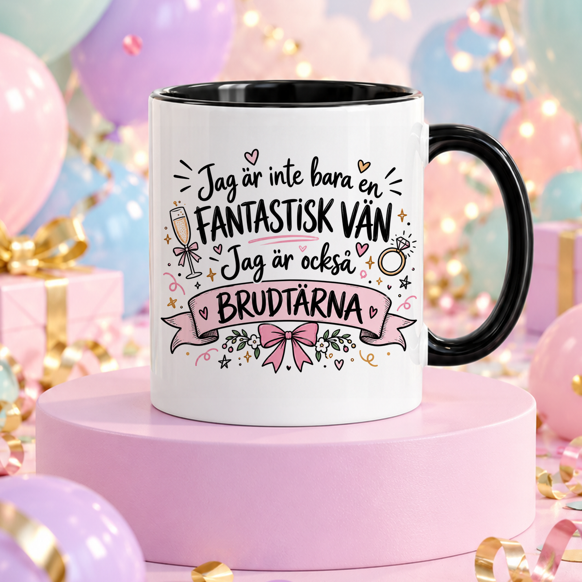 Jag är brudtärna | Rolig mugg