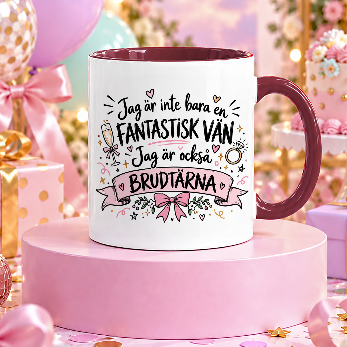 Jag är brudtärna | Rolig mugg