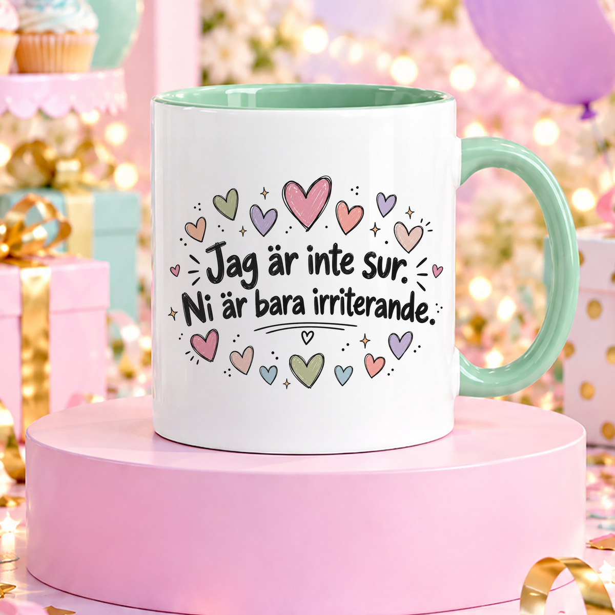Jag är inte irriterad | Rolig mugg