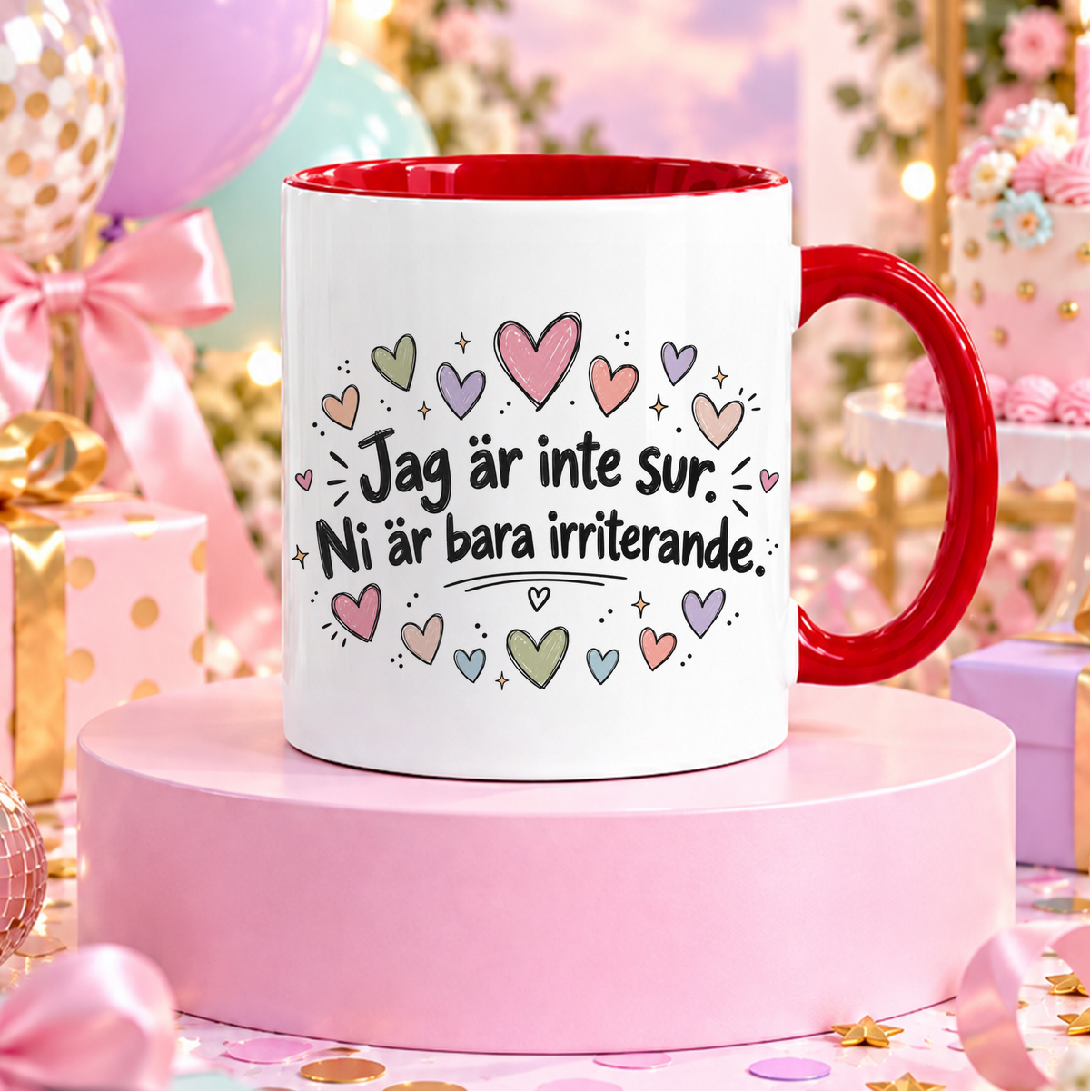 Jag är inte irriterad | Rolig mugg