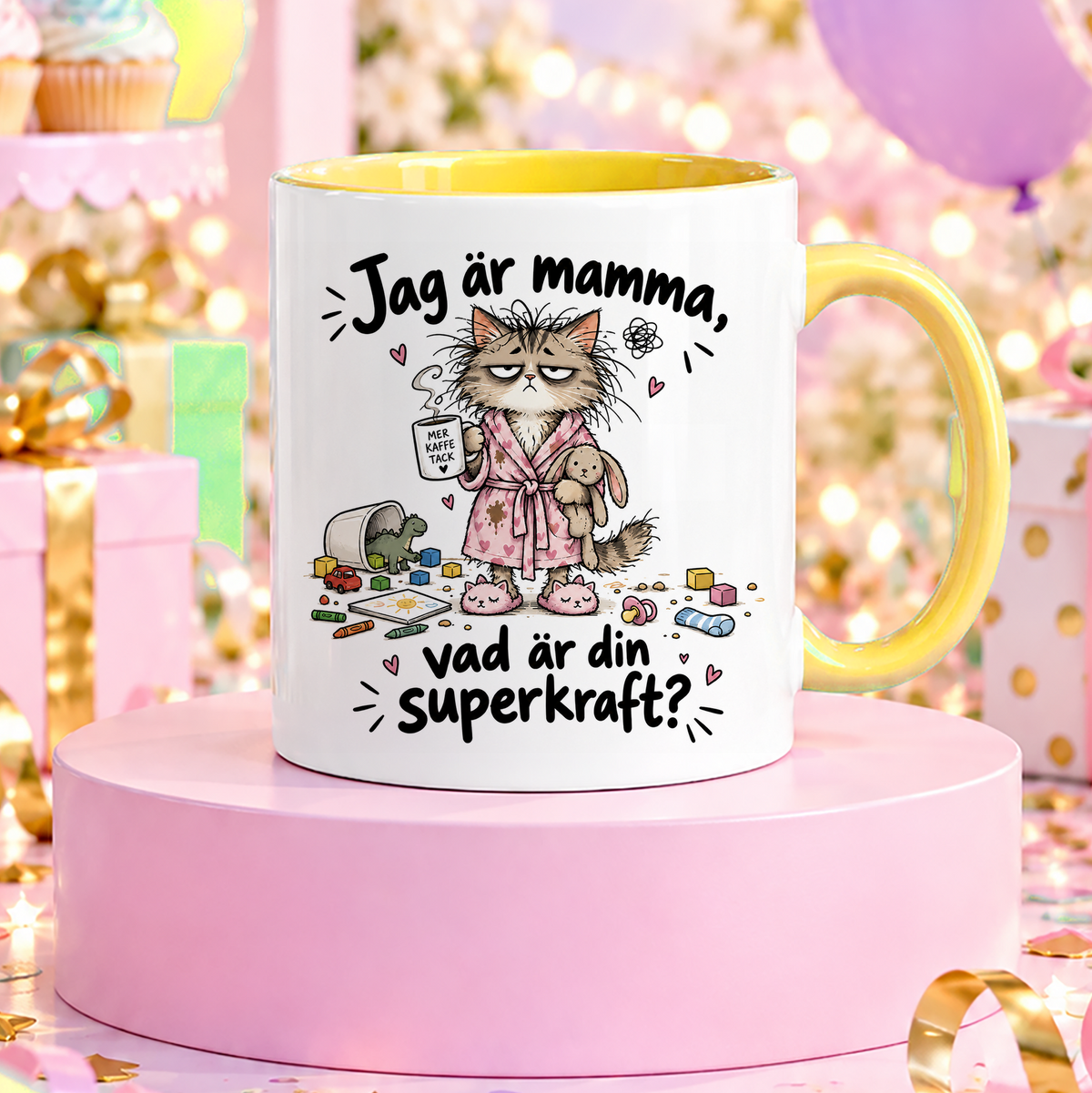 Jag är mamma, vad är din superkraft | Rolig mugg