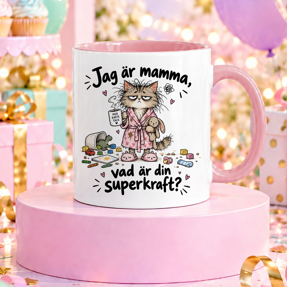 Jag är mamma, vad är din superkraft | Rolig mugg