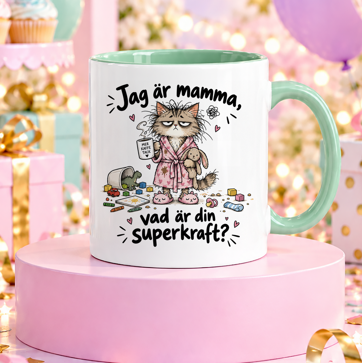 Jag är mamma, vad är din superkraft | Rolig mugg