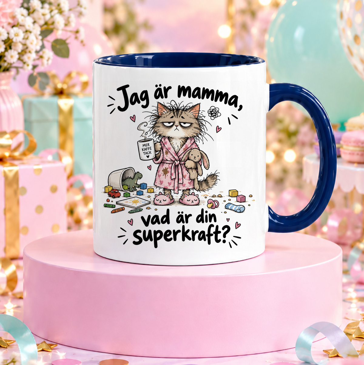 Jag är mamma, vad är din superkraft | Rolig mugg
