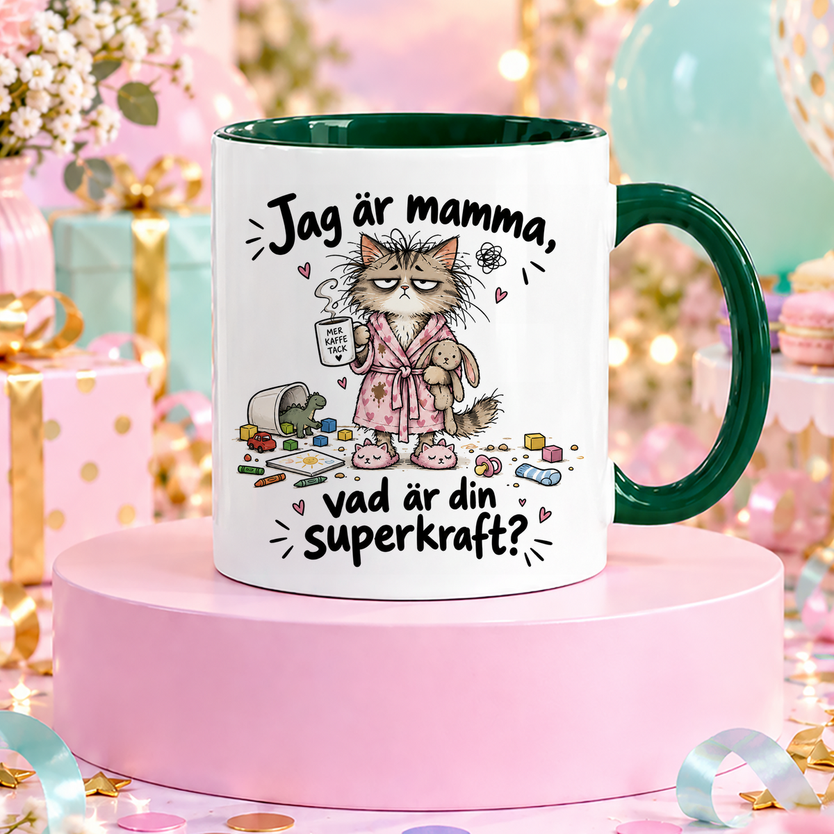 Jag är mamma, vad är din superkraft | Rolig mugg