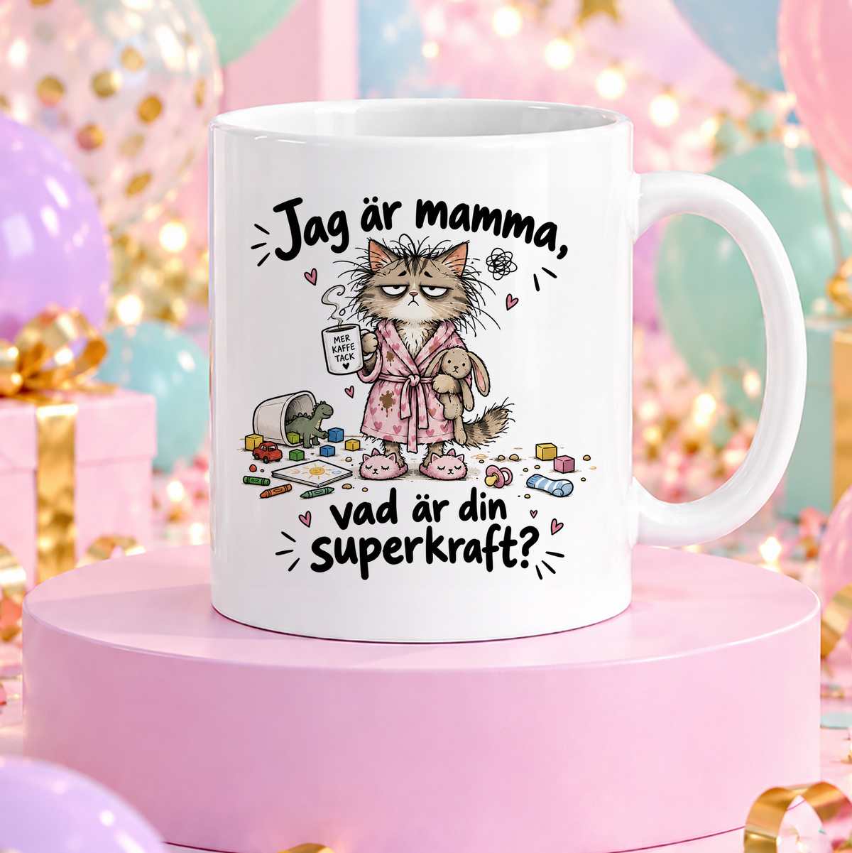 Jag är mamma, vad är din superkraft | Rolig mugg