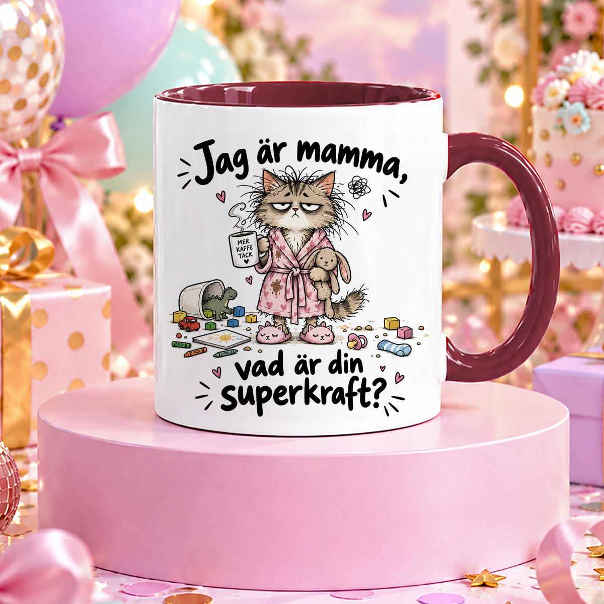 Jag är mamma, vad är din superkraft | Rolig mugg
