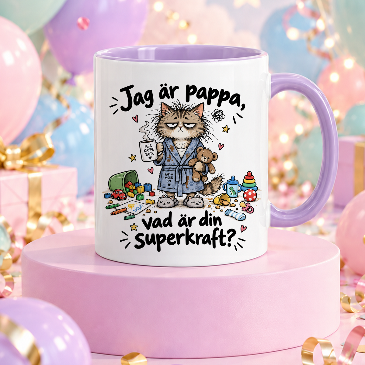 Jag är pappa, vad är din superkraft | Rolig mugg