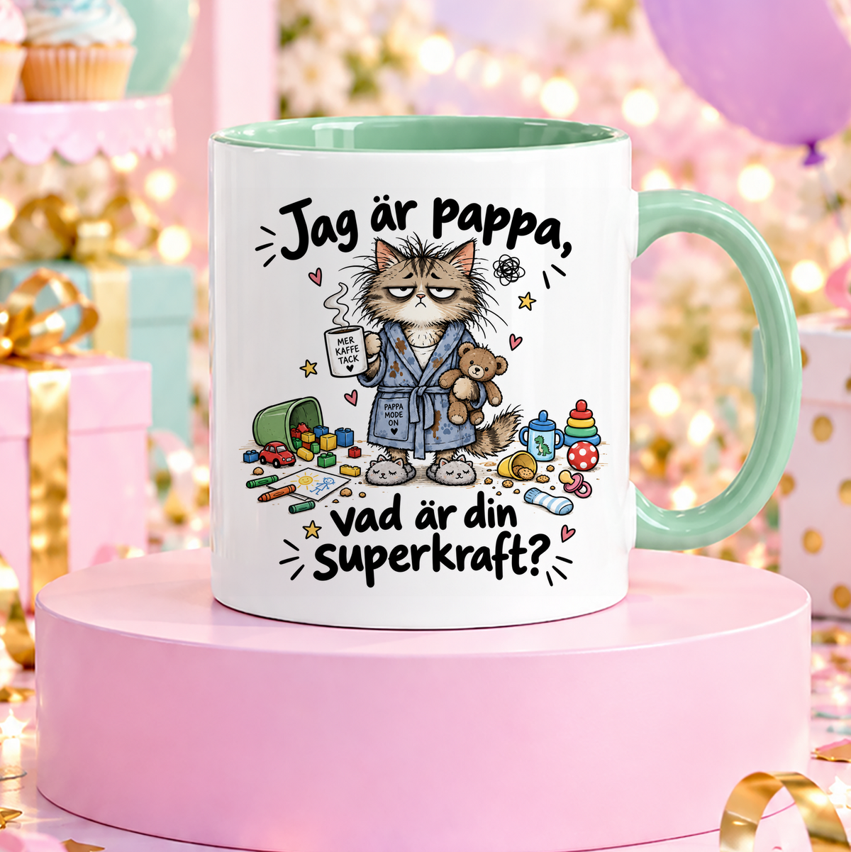 Jag är pappa, vad är din superkraft | Rolig mugg
