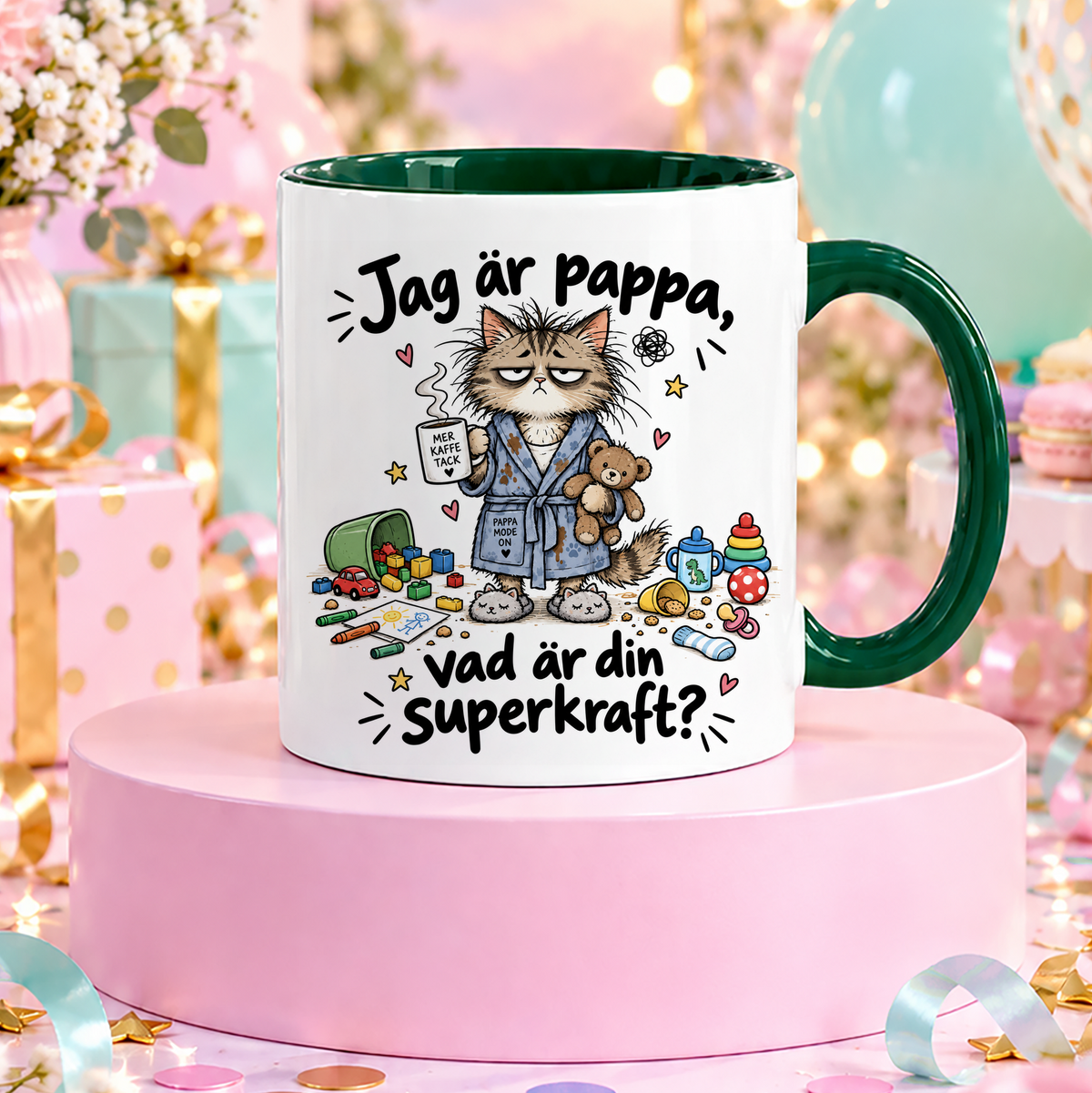Jag är pappa, vad är din superkraft | Rolig mugg