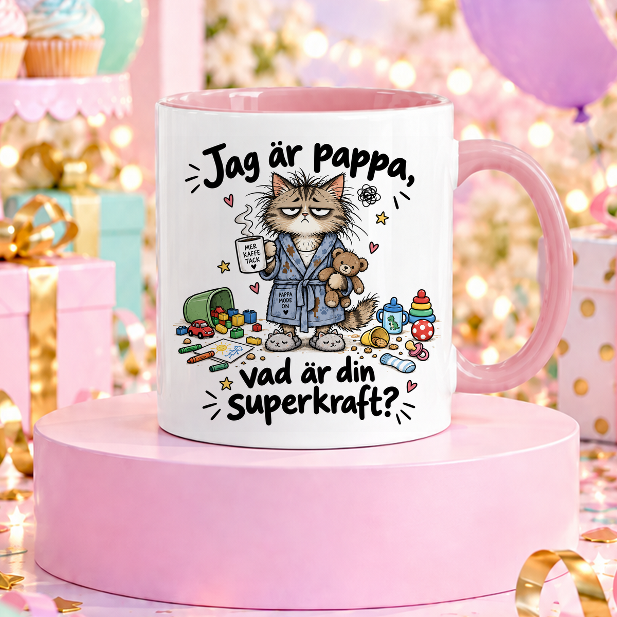 Jag är pappa, vad är din superkraft | Rolig mugg