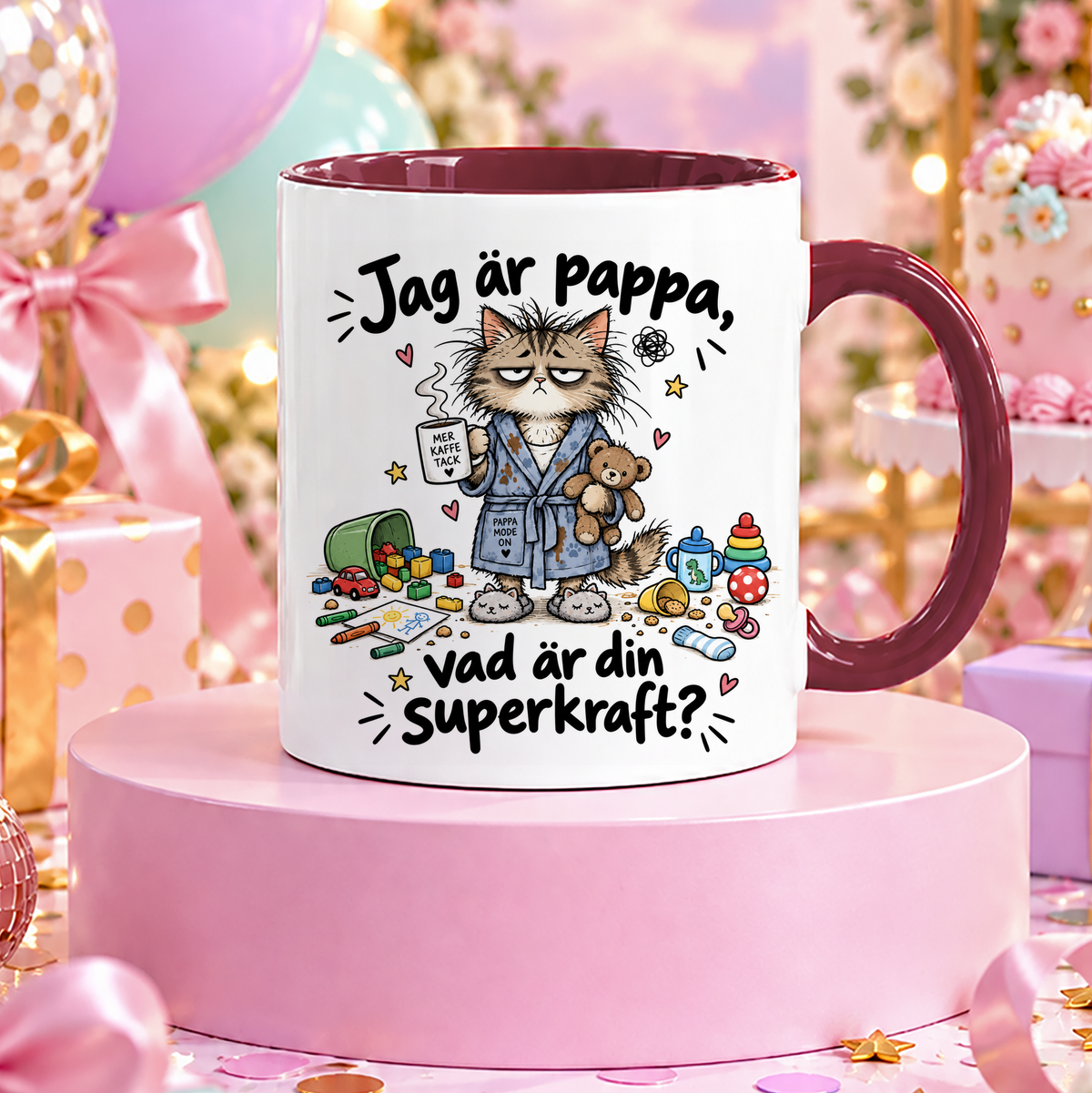 Jag är pappa, vad är din superkraft | Rolig mugg