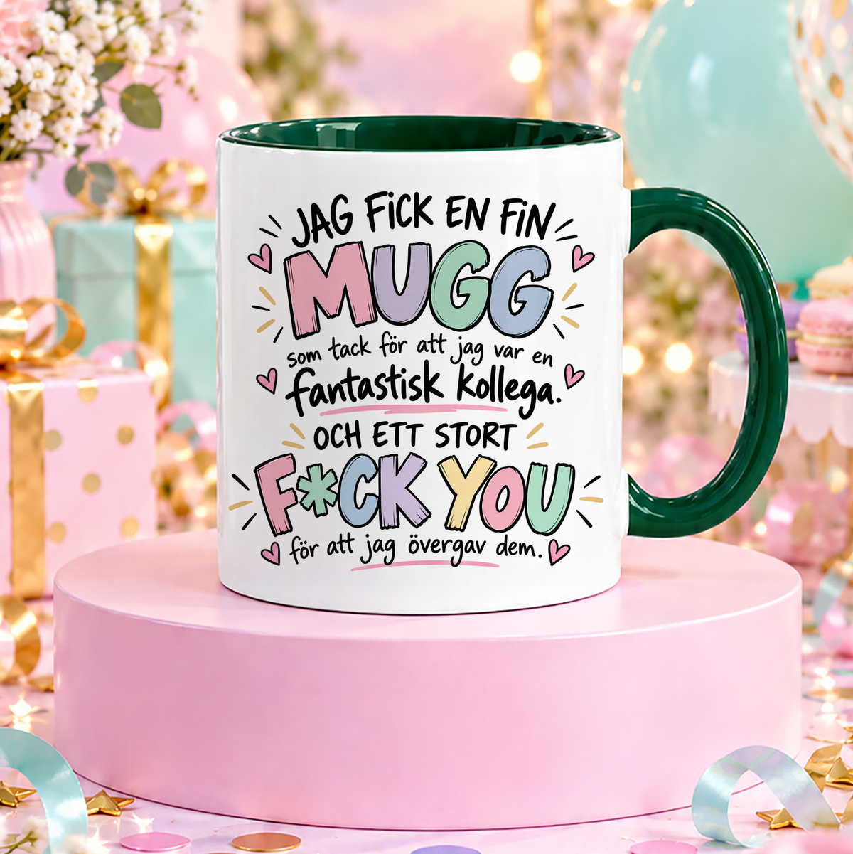 Jag fick en mugg från mina kollegor | Rolig mugg