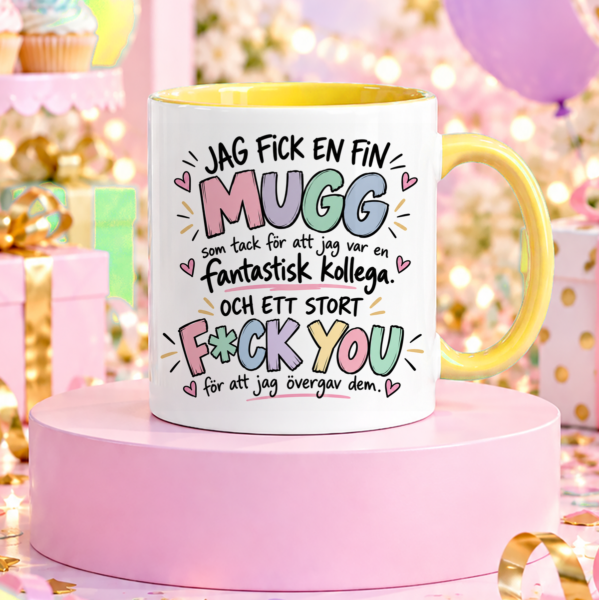 Jag fick en mugg från mina kollegor | Rolig mugg