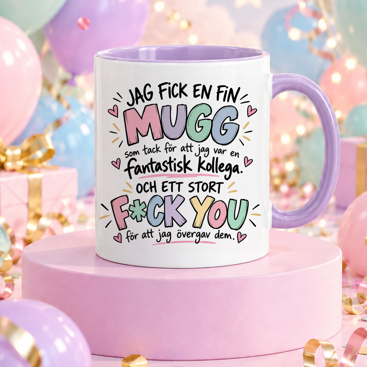 Jag fick en mugg från mina kollegor | Rolig mugg