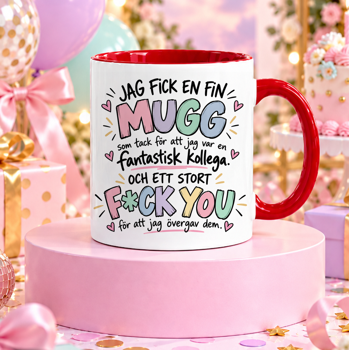 Jag fick en mugg från mina kollegor | Rolig mugg