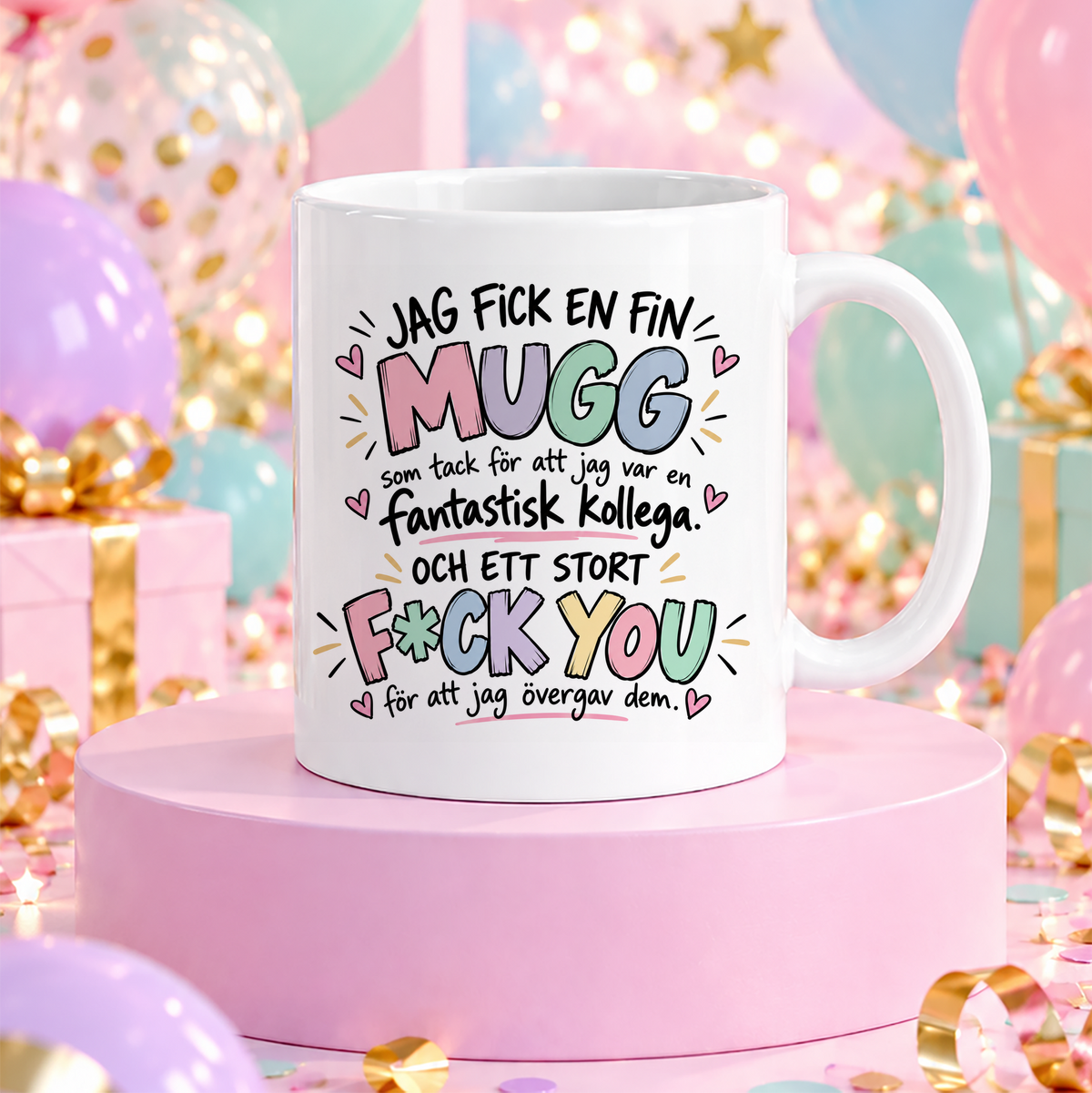 Jag fick en mugg från mina kollegor | Rolig mugg