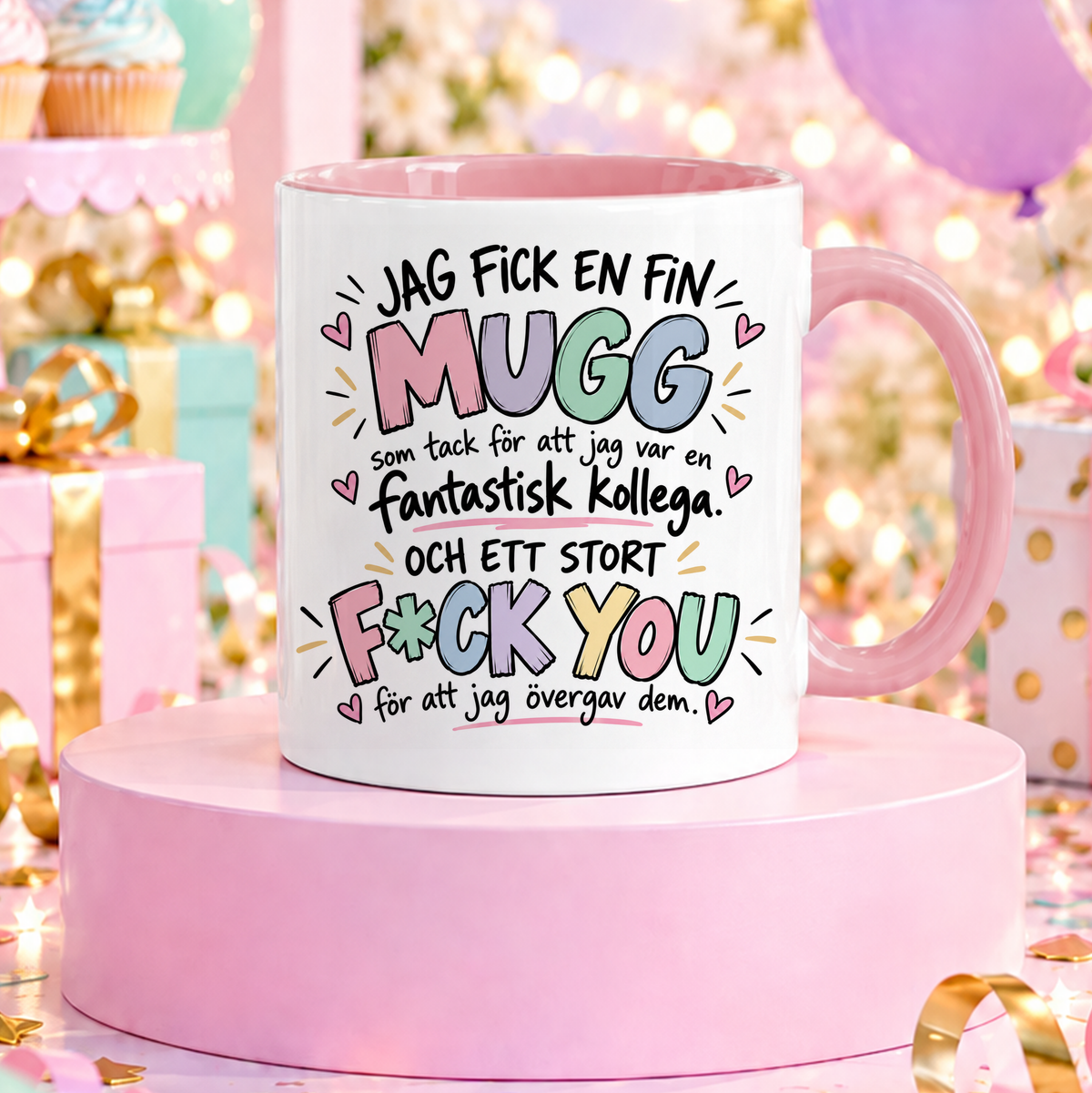 Jag fick en mugg från mina kollegor | Rolig mugg
