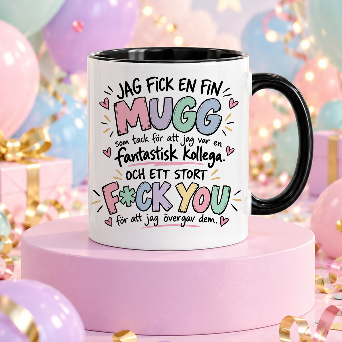 Jag fick en mugg från mina kollegor | Rolig mugg