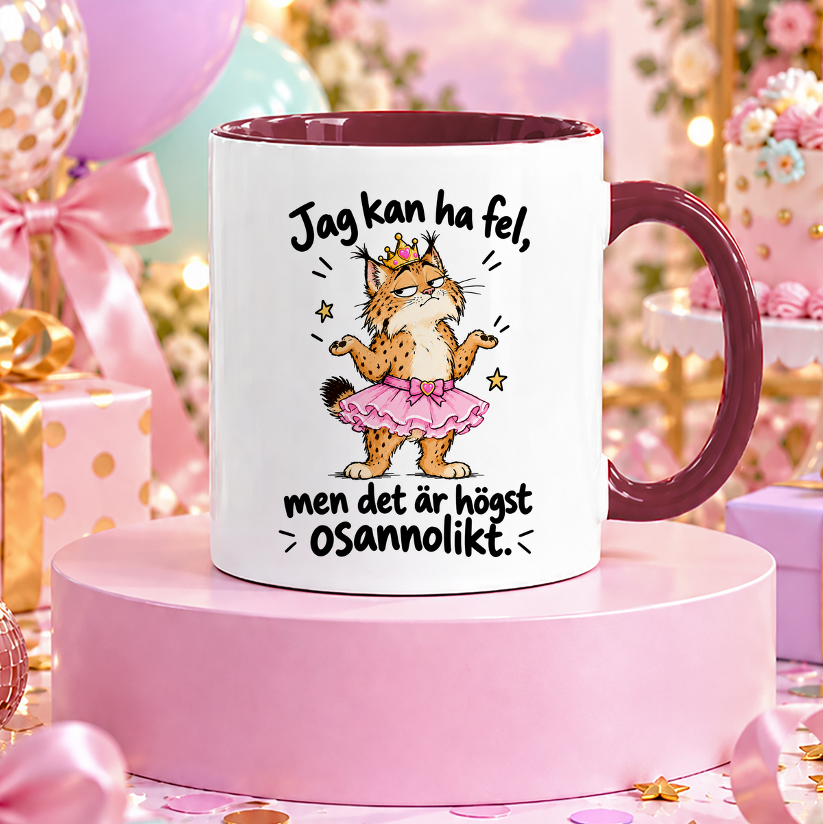 Jag kan ha fel, men det är högst osannolikt | Rolig mugg