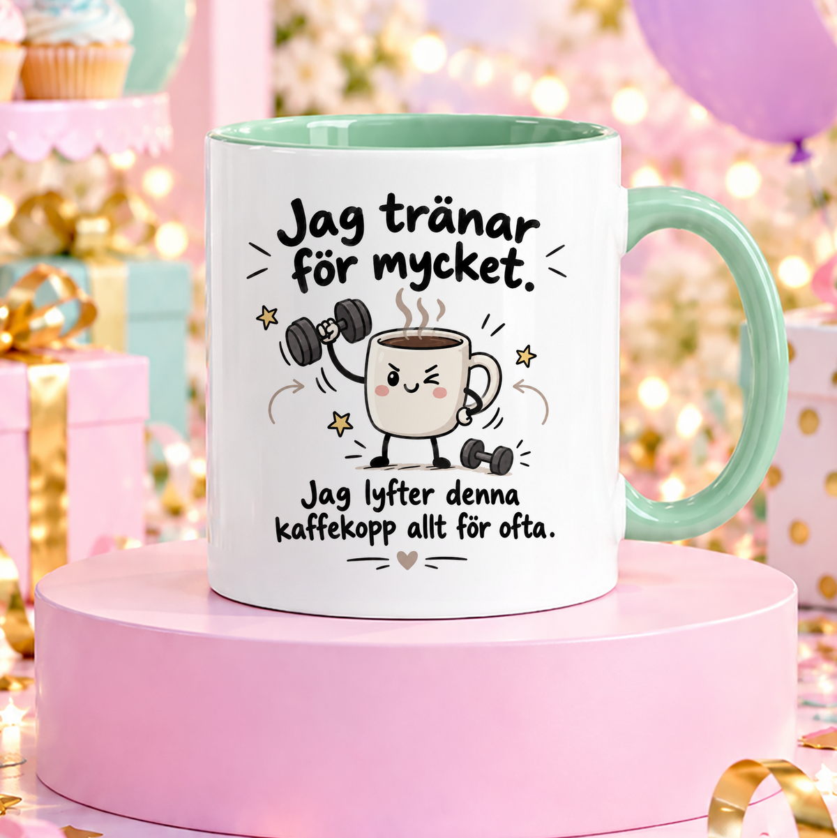 Jag tränar för mycket | Rolig mugg