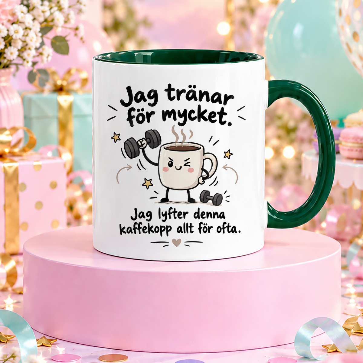 Jag tränar för mycket | Rolig mugg