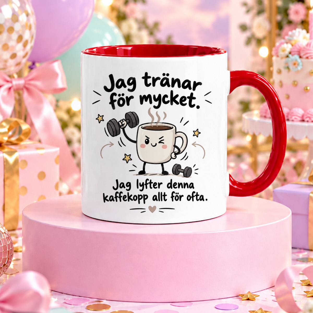 Jag tränar för mycket | Rolig mugg