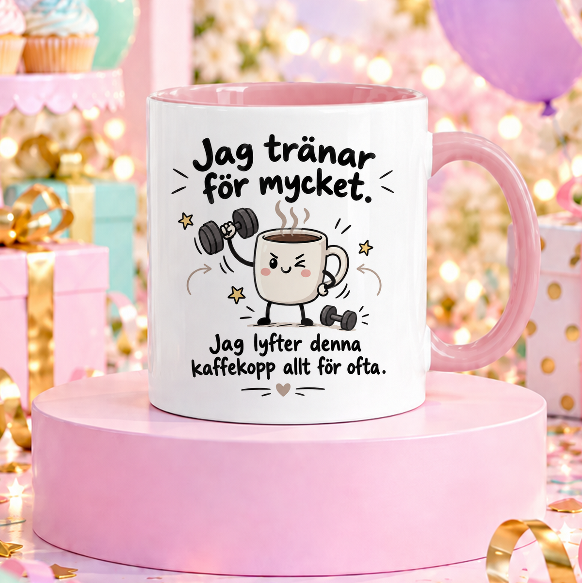 Jag tränar för mycket | Rolig mugg