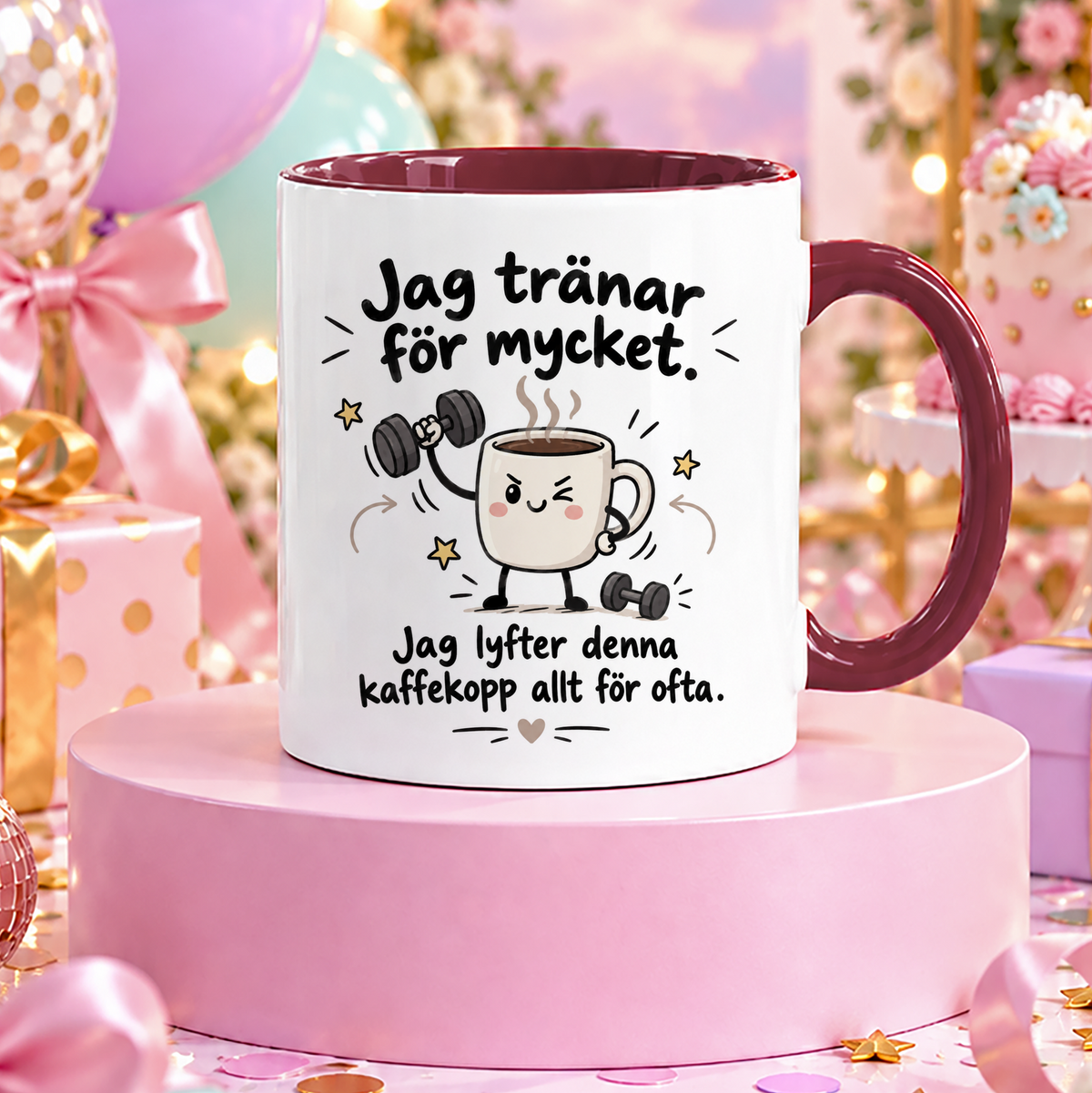 Jag tränar för mycket | Rolig mugg