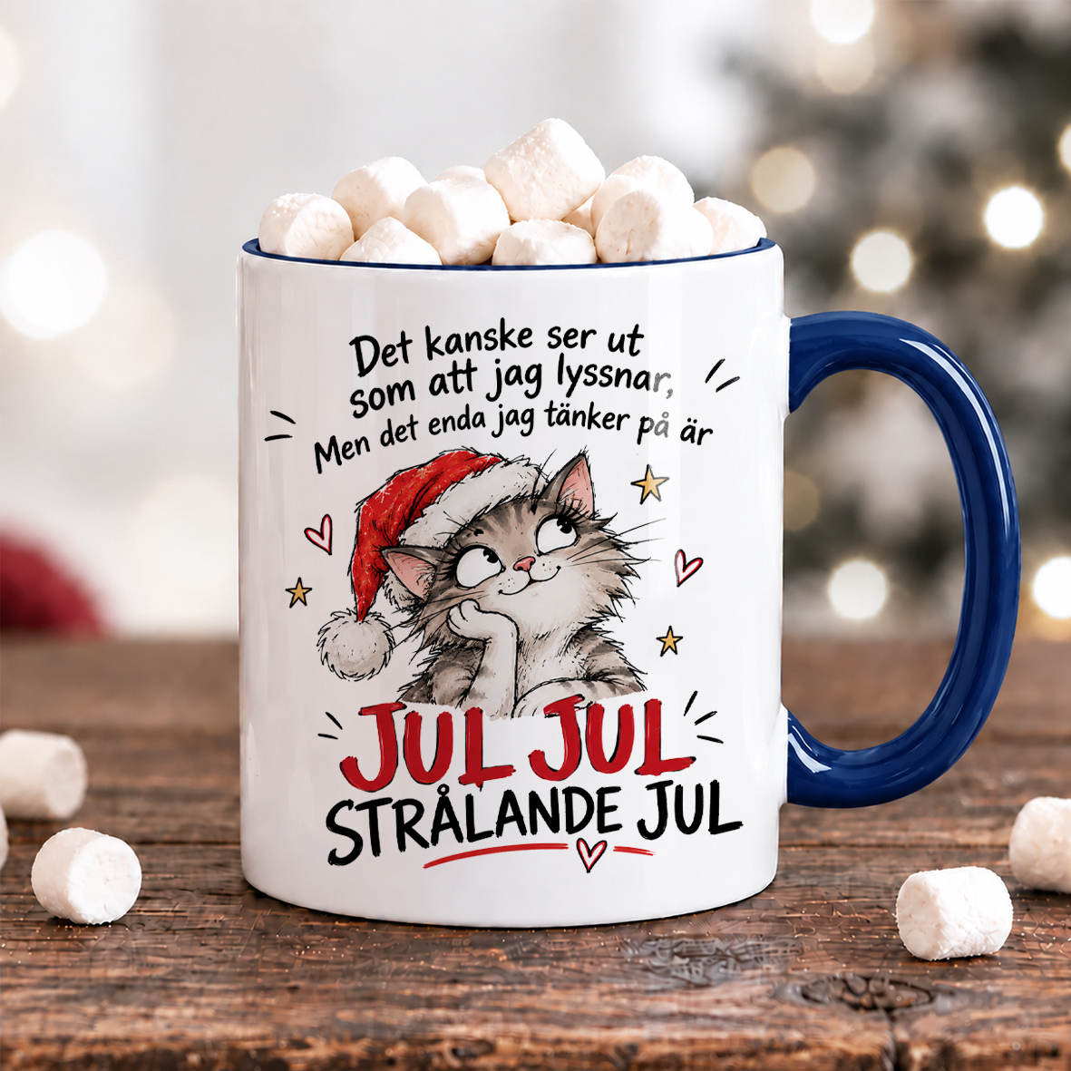 Jul jul strålande jul | Rolig julmugg
