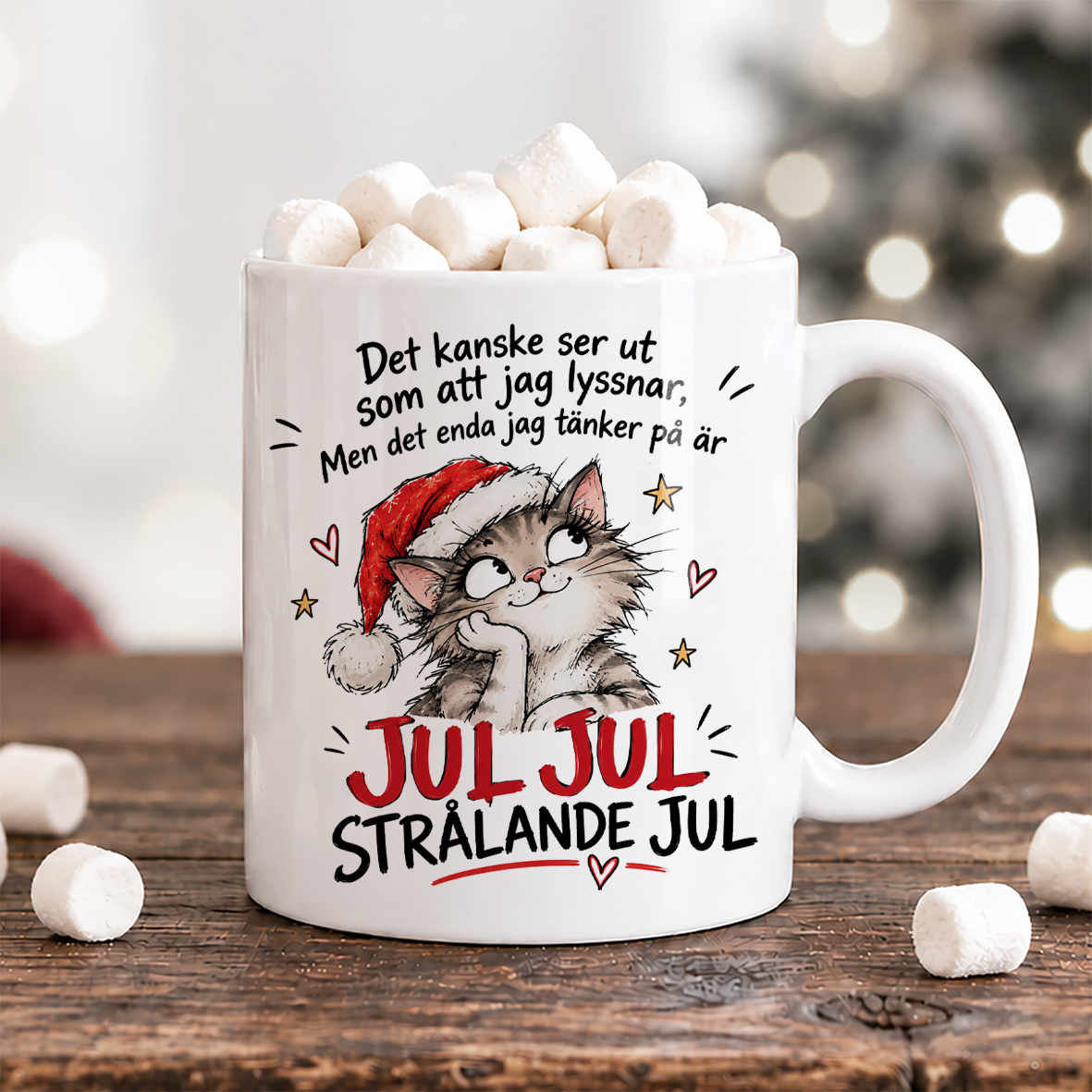 Jul jul strålande jul | Rolig julmugg