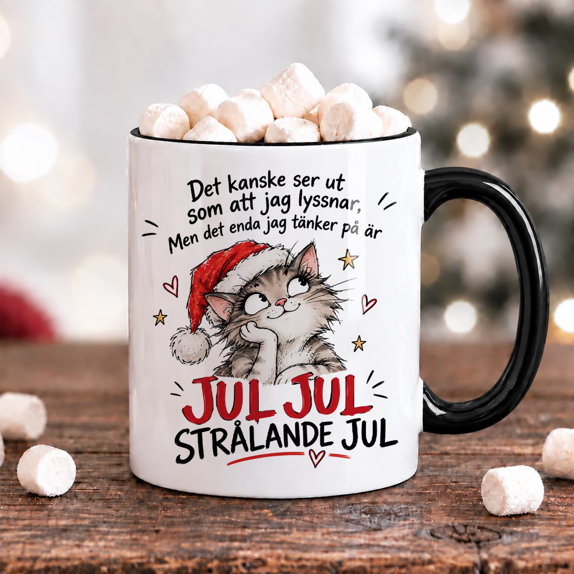 Jul jul strålande jul | Rolig julmugg