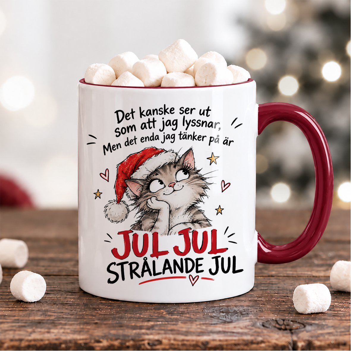 Jul jul strålande jul | Rolig julmugg