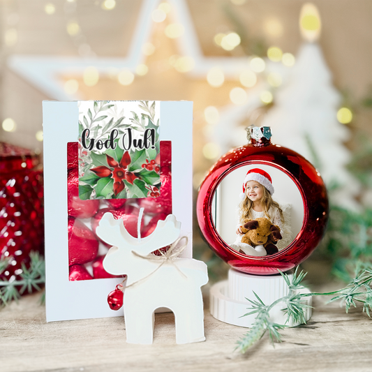 Julpaket | Chokladask, julkula & ljus
