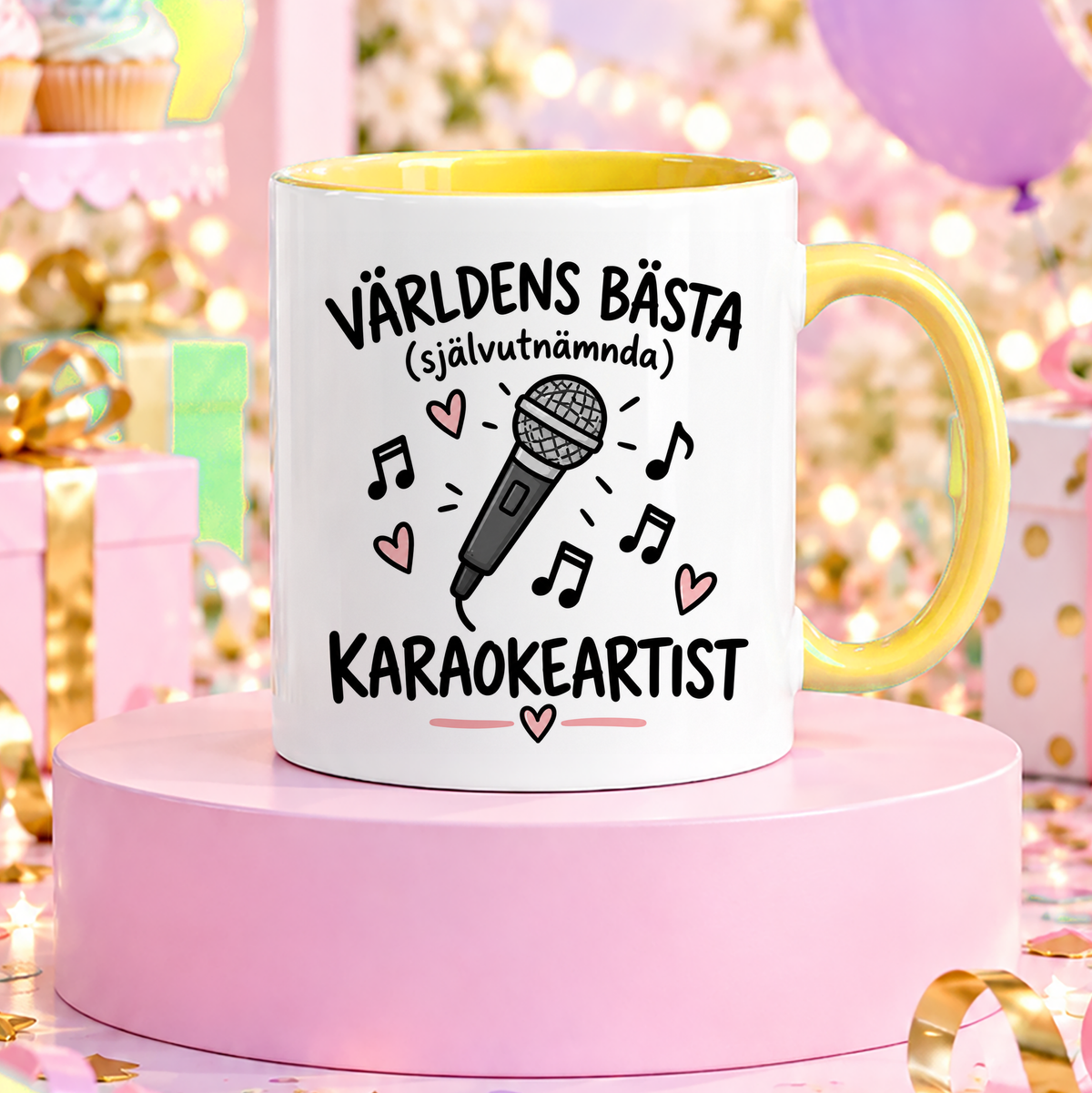 Självutnämnd Karaokeartist | Rolig mugg