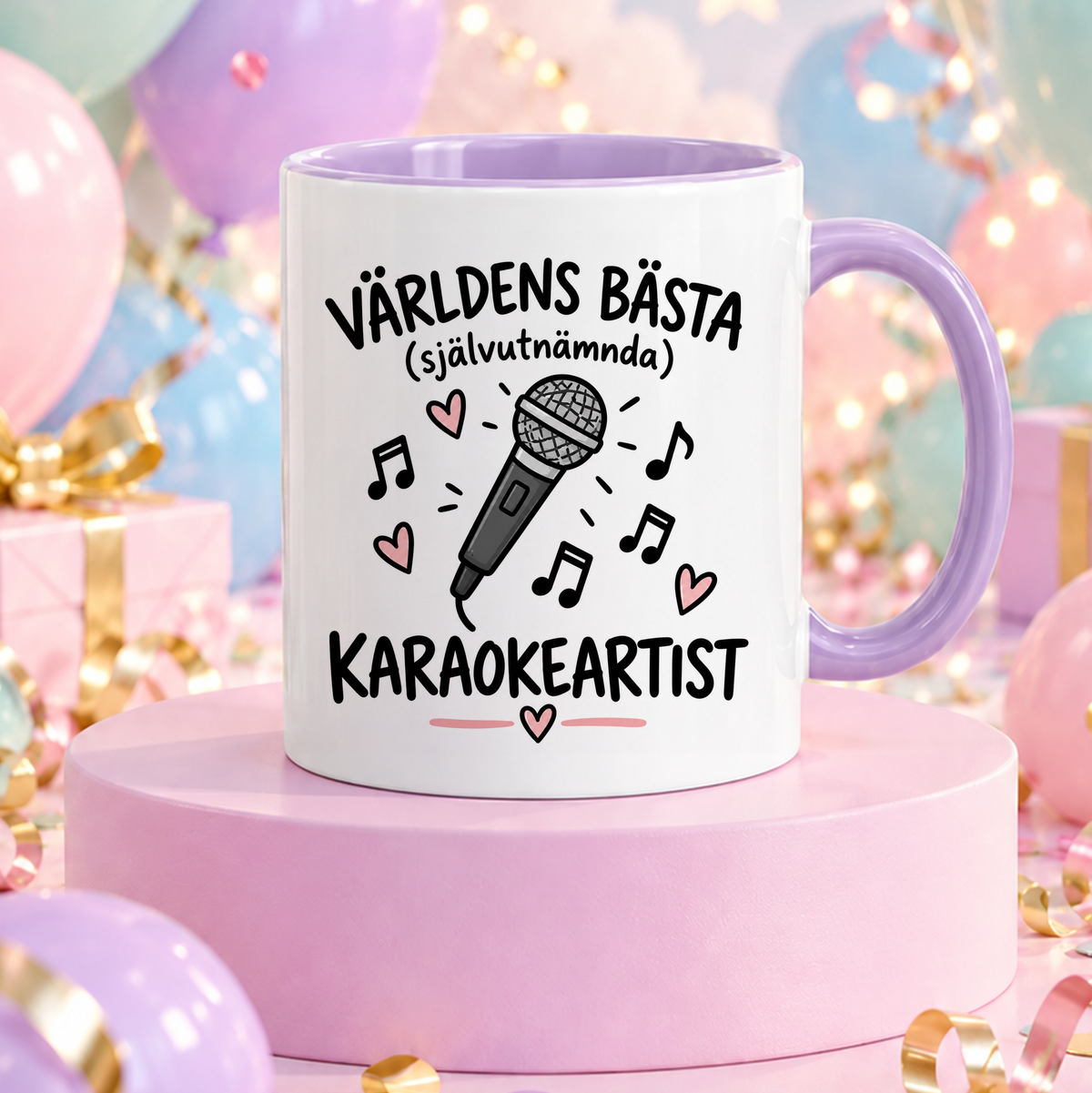 Självutnämnd Karaokeartist | Rolig mugg