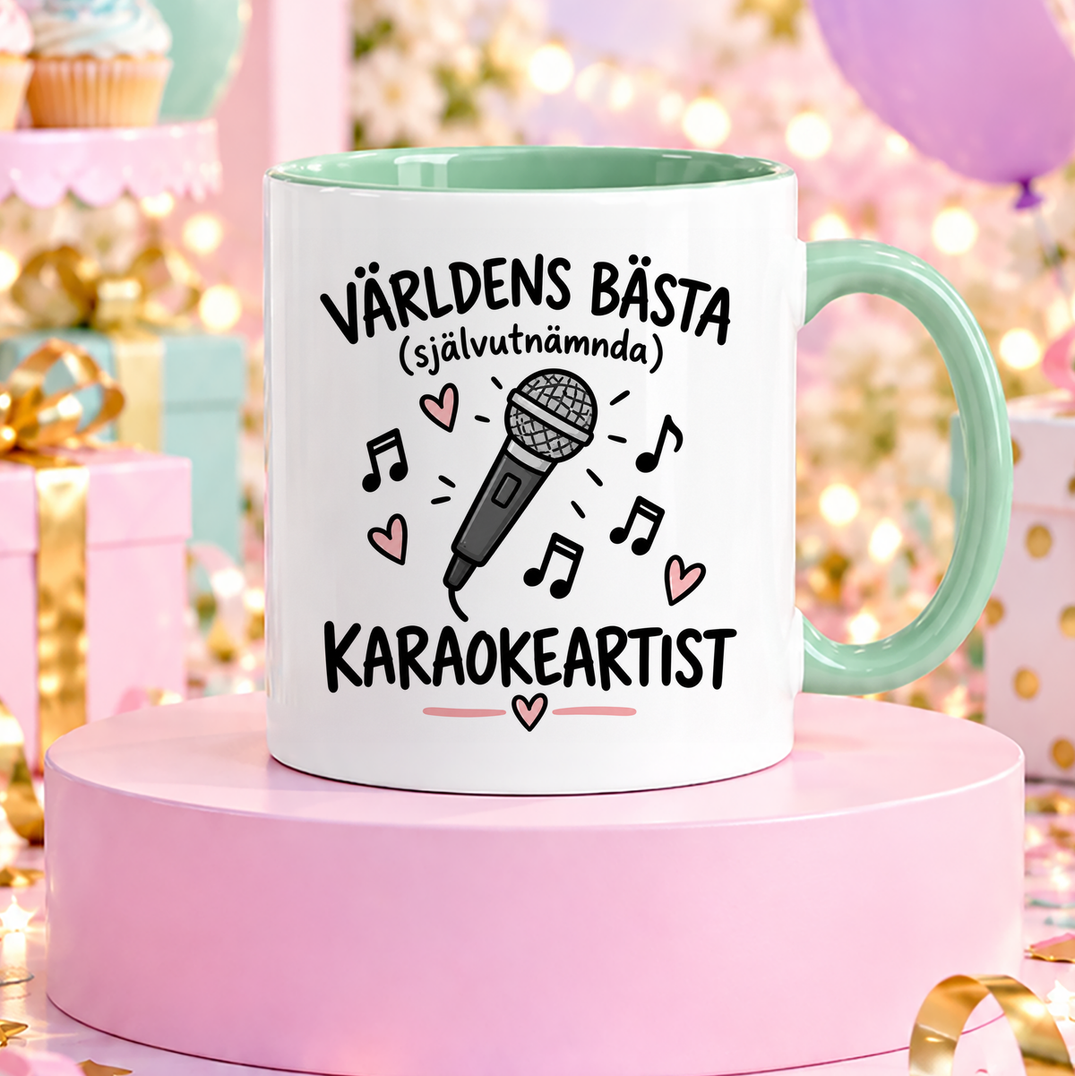 Självutnämnd Karaokeartist | Rolig mugg