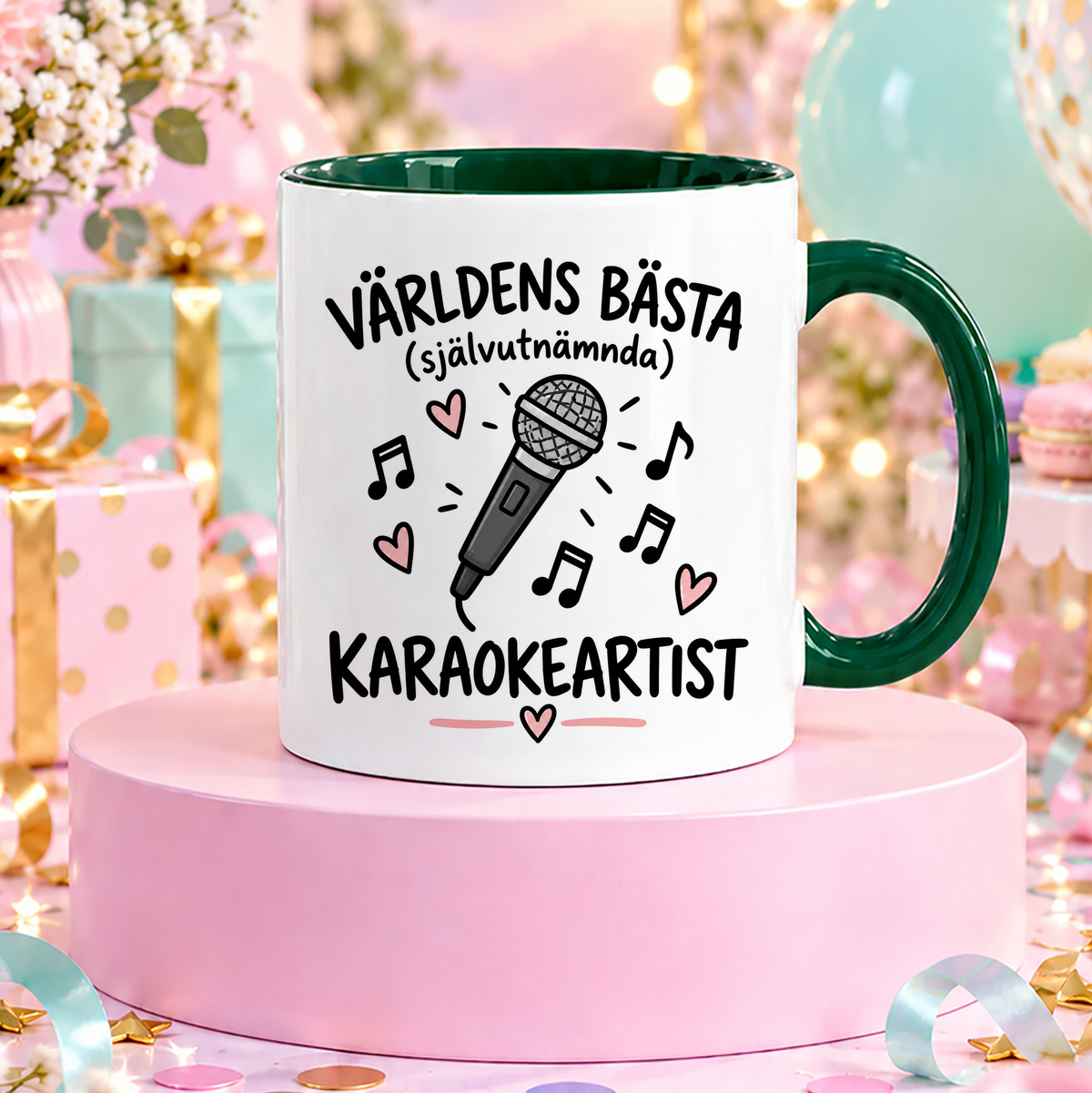 Självutnämnd Karaokeartist | Rolig mugg