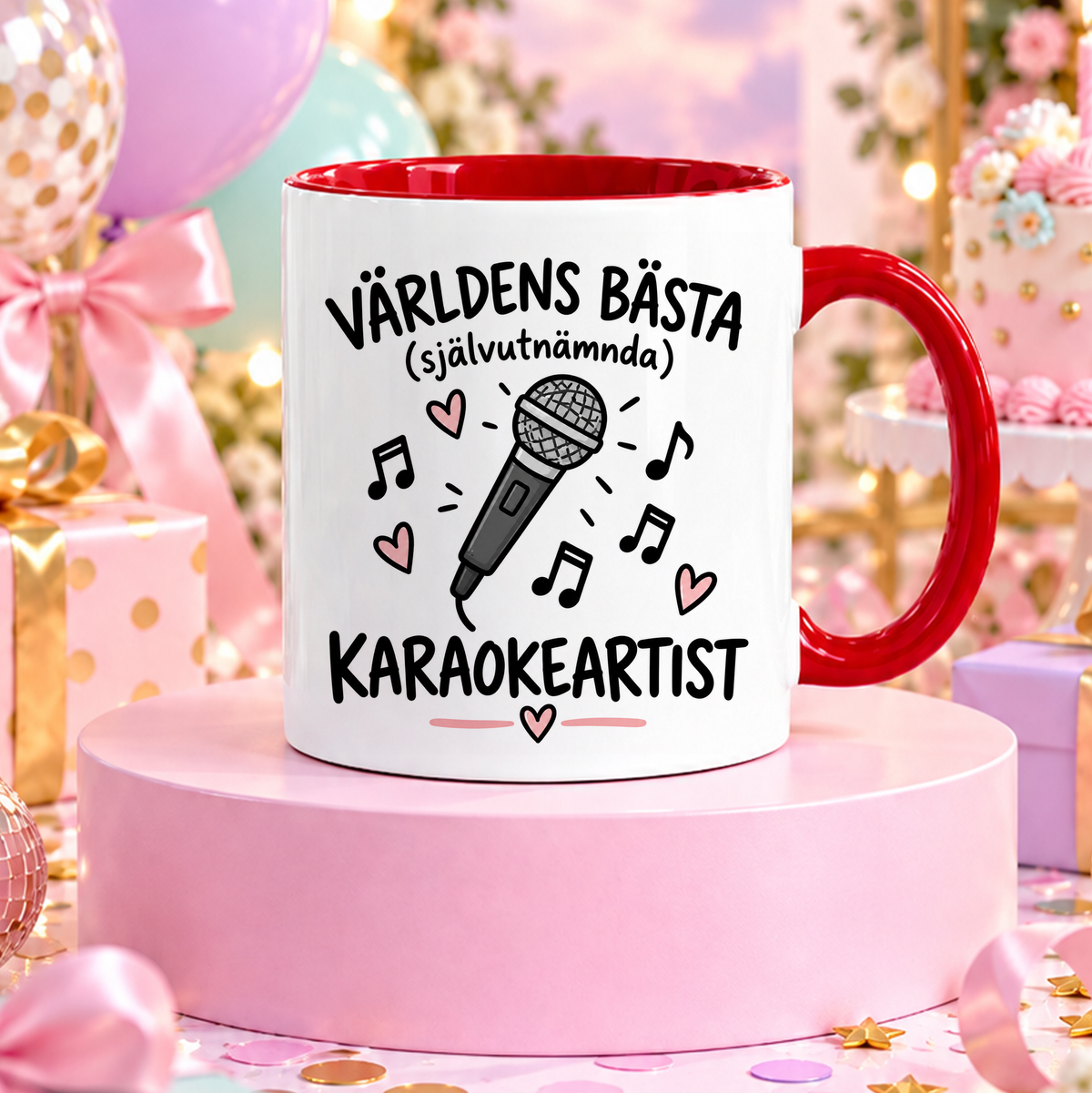 Självutnämnd Karaokeartist | Rolig mugg
