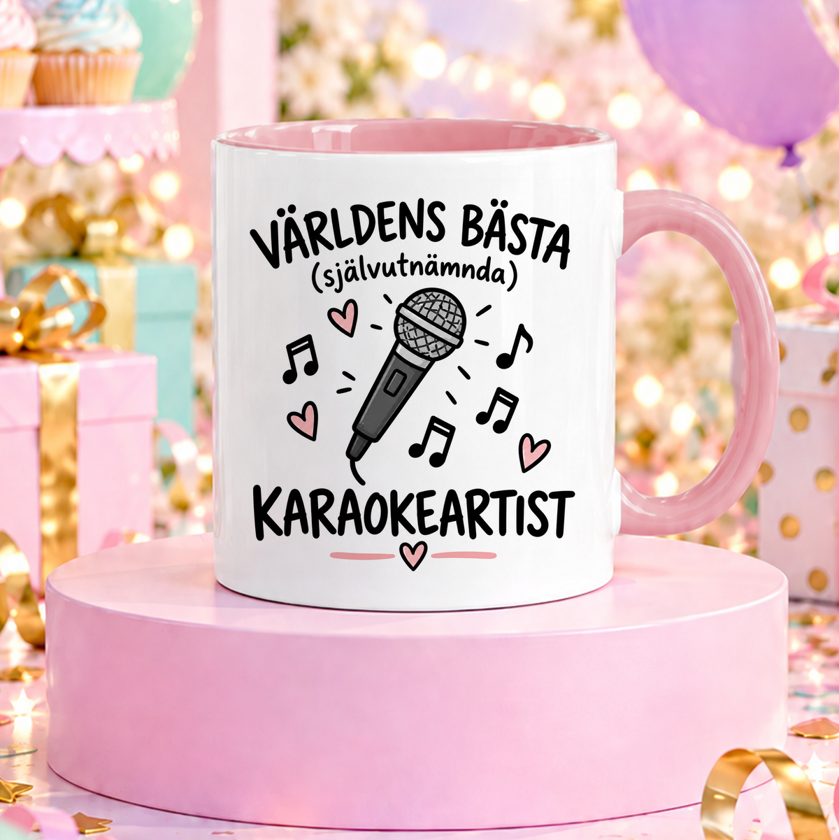 Självutnämnd Karaokeartist | Rolig mugg