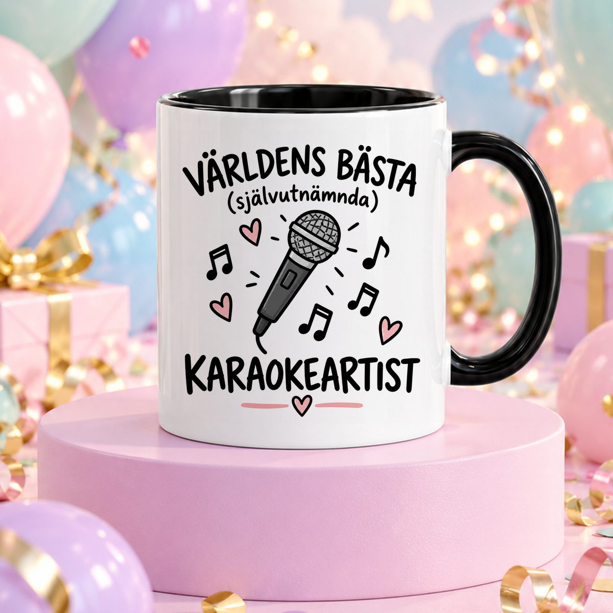 Självutnämnd Karaokeartist | Rolig mugg